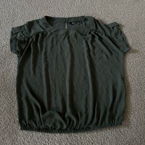 a.n.a  Women's Olive Blouse size L